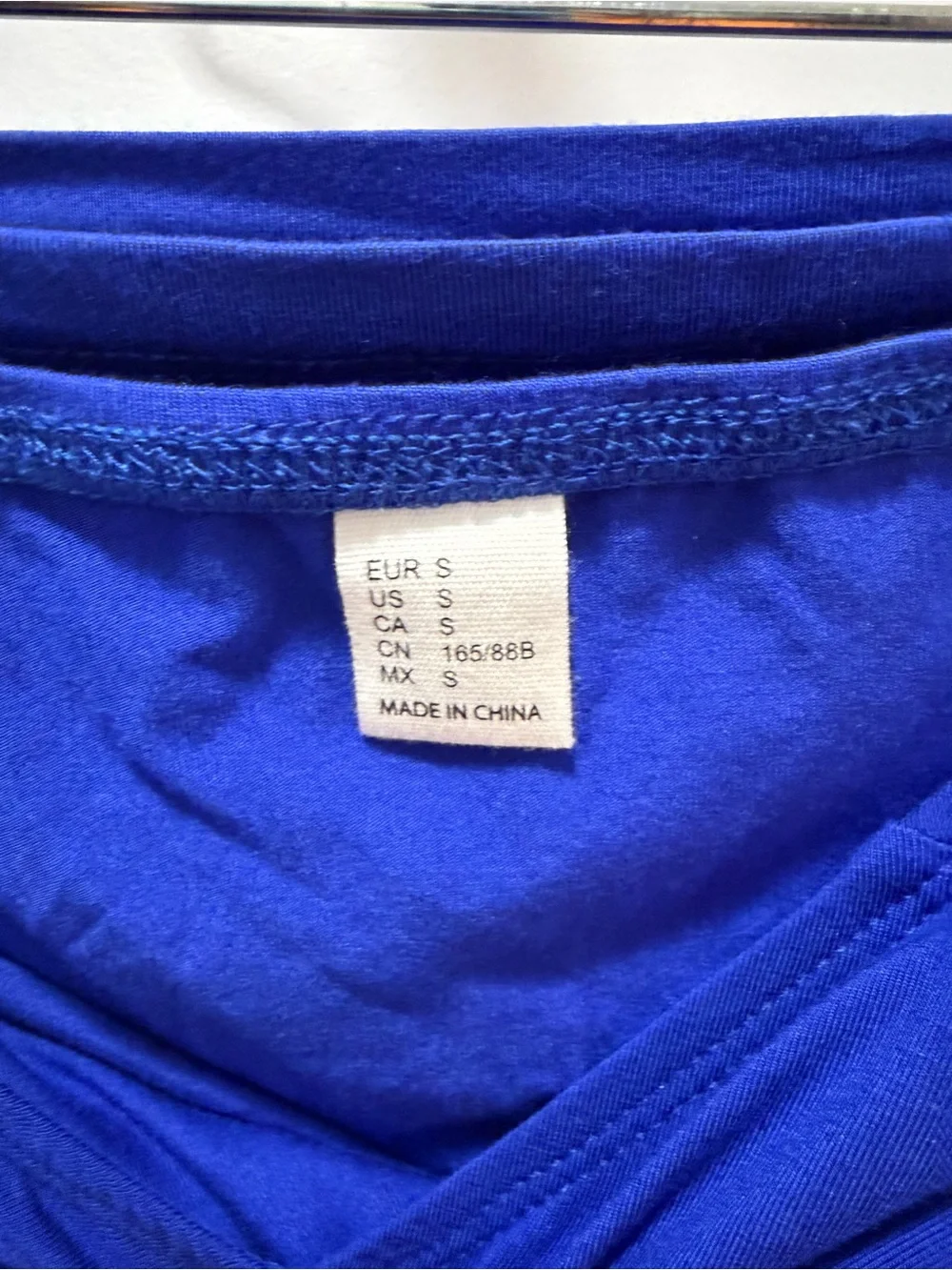 NWOT One-Shoulder Royal Blue Crop Top & Skirt Set